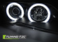 Preview: CCFL Angel Eyes Scheinwerfer für BMW 3er E46 Coupe / Cabrio 03-06 schwarz Set